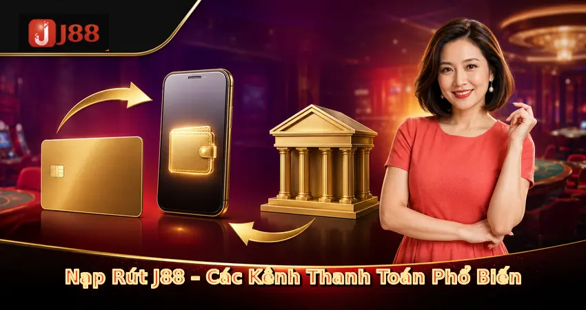Nạp Rút J88 – Các Kênh Thanh Toán Phổ Biến
